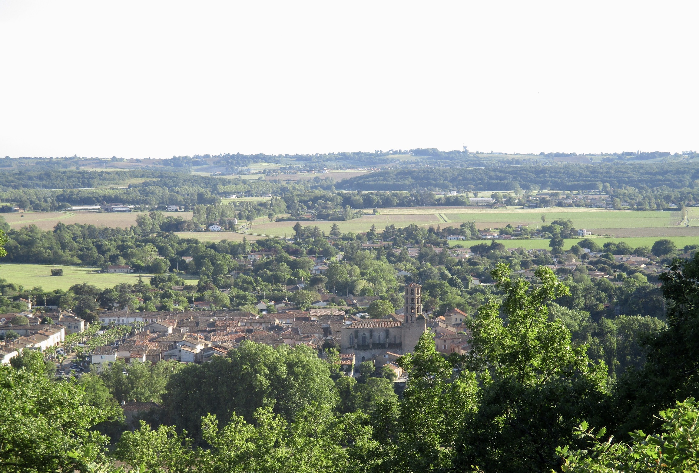 Buzet vue de haut