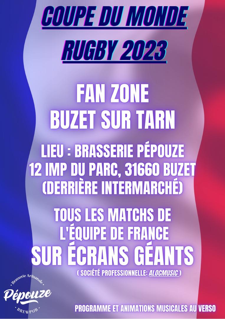 Coupe du monde de Rugby - Fan zone à buzet sur Tarn 1