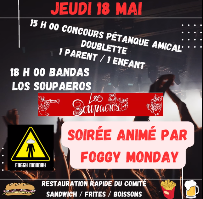 Jeudi 18 mai 2023 fête annuelle Buzet sur Tarn