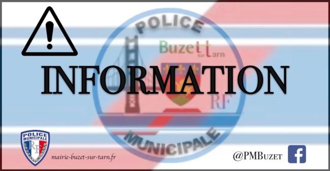 Information PM Buzet sur Tarn