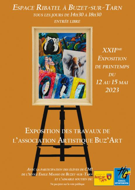 Flyer de l'association Buz'art