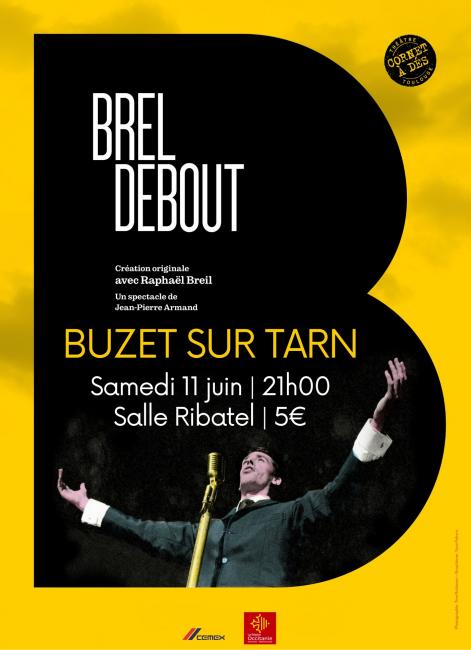 Brel debout Buzet sur Tarn