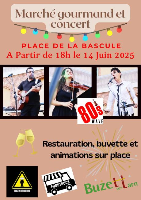 Marché Gourmand et Concert Gratuit
