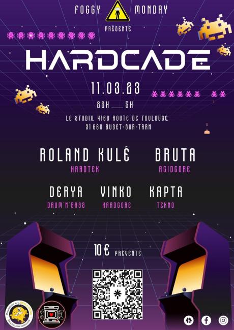 Flyer soirée Hardcade