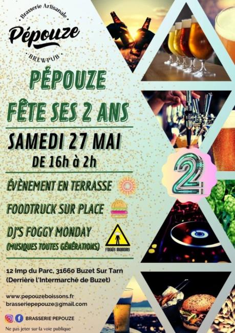 La brasserie Pépouze fête ses 2 ans à Buzet sur Tarn