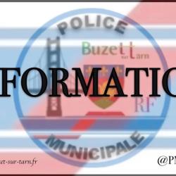 Information PM Buzet sur Tarn