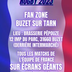 Coupe du monde de Rugby - Fan zone à buzet sur Tarn