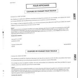 COUPURE COURANT