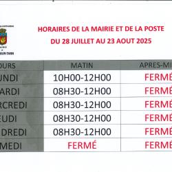 horaire