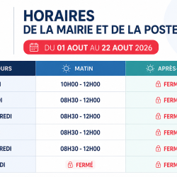 horaires été